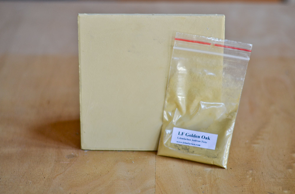 Bild 1 von Lehmfarbe Golden Oak 2.0 samtrau (Ockergelb)  / (Menge) 0,25 kg