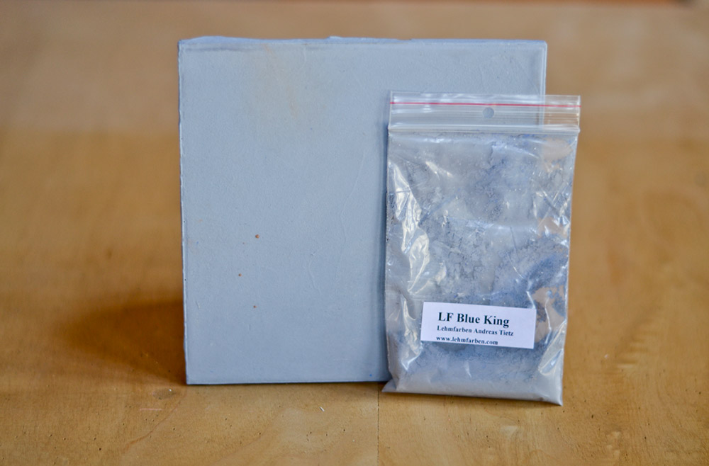Bild 1 von Lehmfarbe Blue King samtrau (Blau-Violett)  / (Menge) 0,25 kg